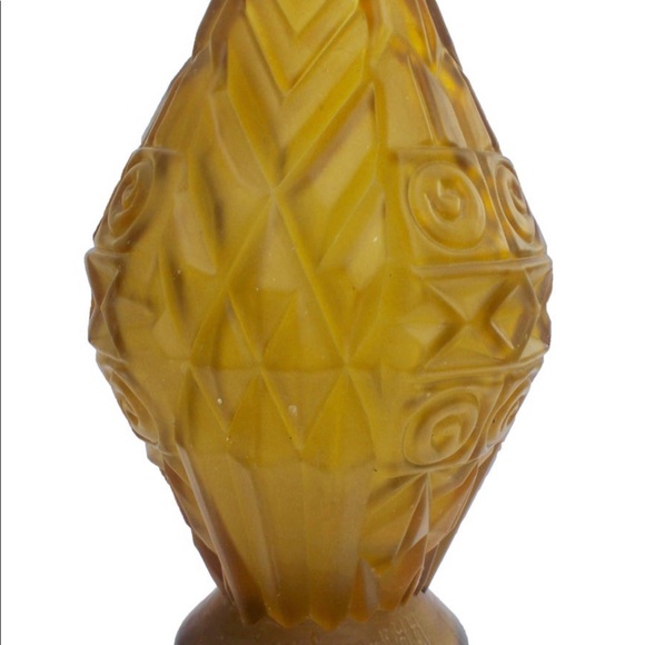 Henri Heemskirk Circa1930s heavy glass OwlVase - Picture 4 of 7